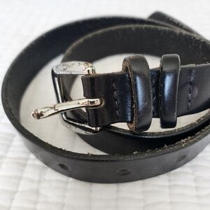 Black Leather Belt